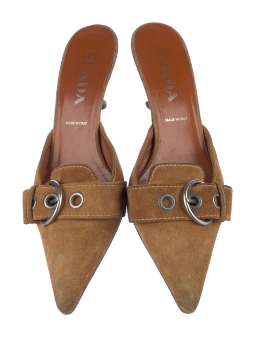 Prada Suede Mules