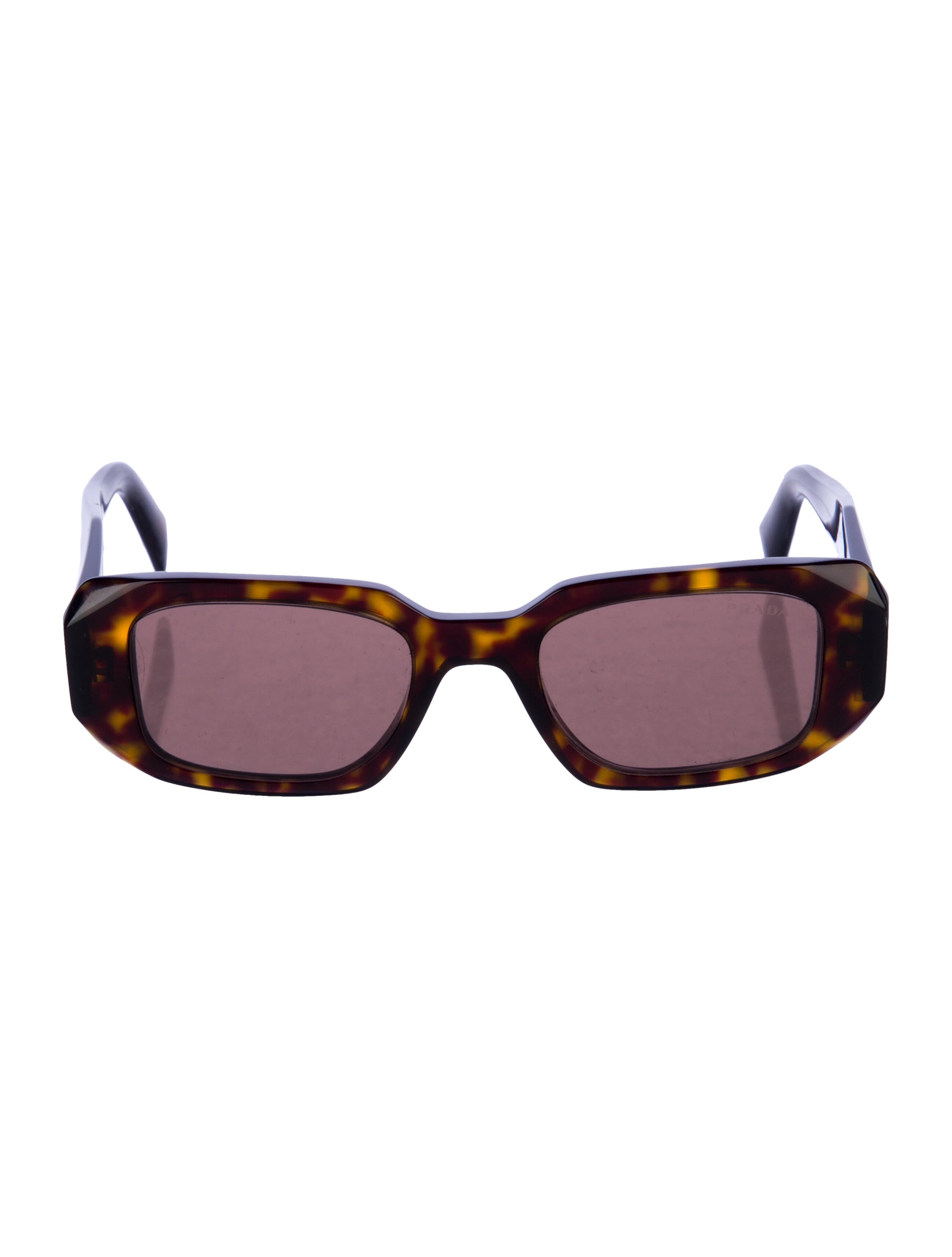 Prada Square Tinted Sunglasses