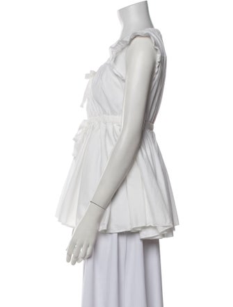 Prada 2011 Scoop Neck Blouse