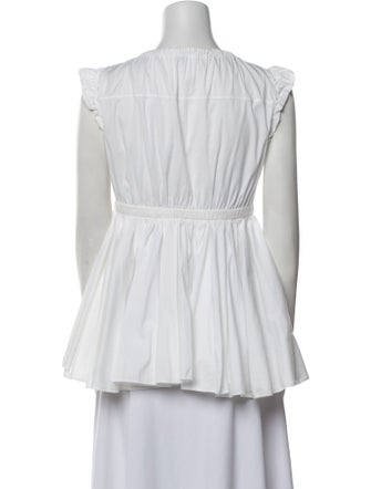 Prada 2011 Scoop Neck Blouse