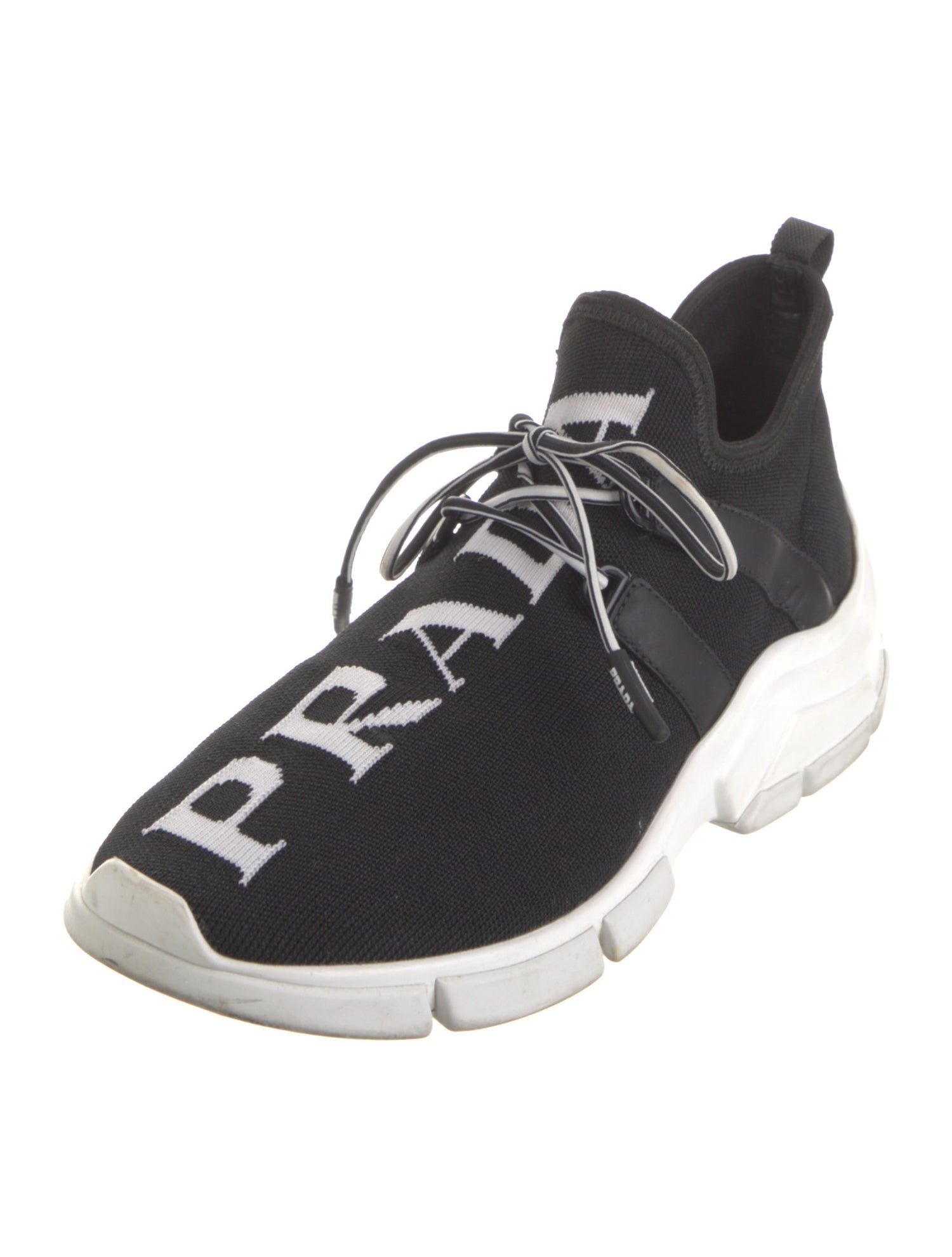 Prada Colorblock Pattern Sock Sneakers