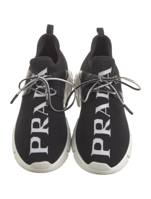 Prada Colorblock Pattern Sock Sneakers