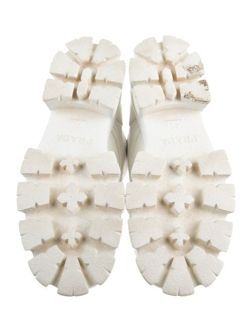 Prada Leather Combat Boots