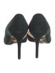 Prada Suede Leather Trim Embellishment D'Orsay Pumps