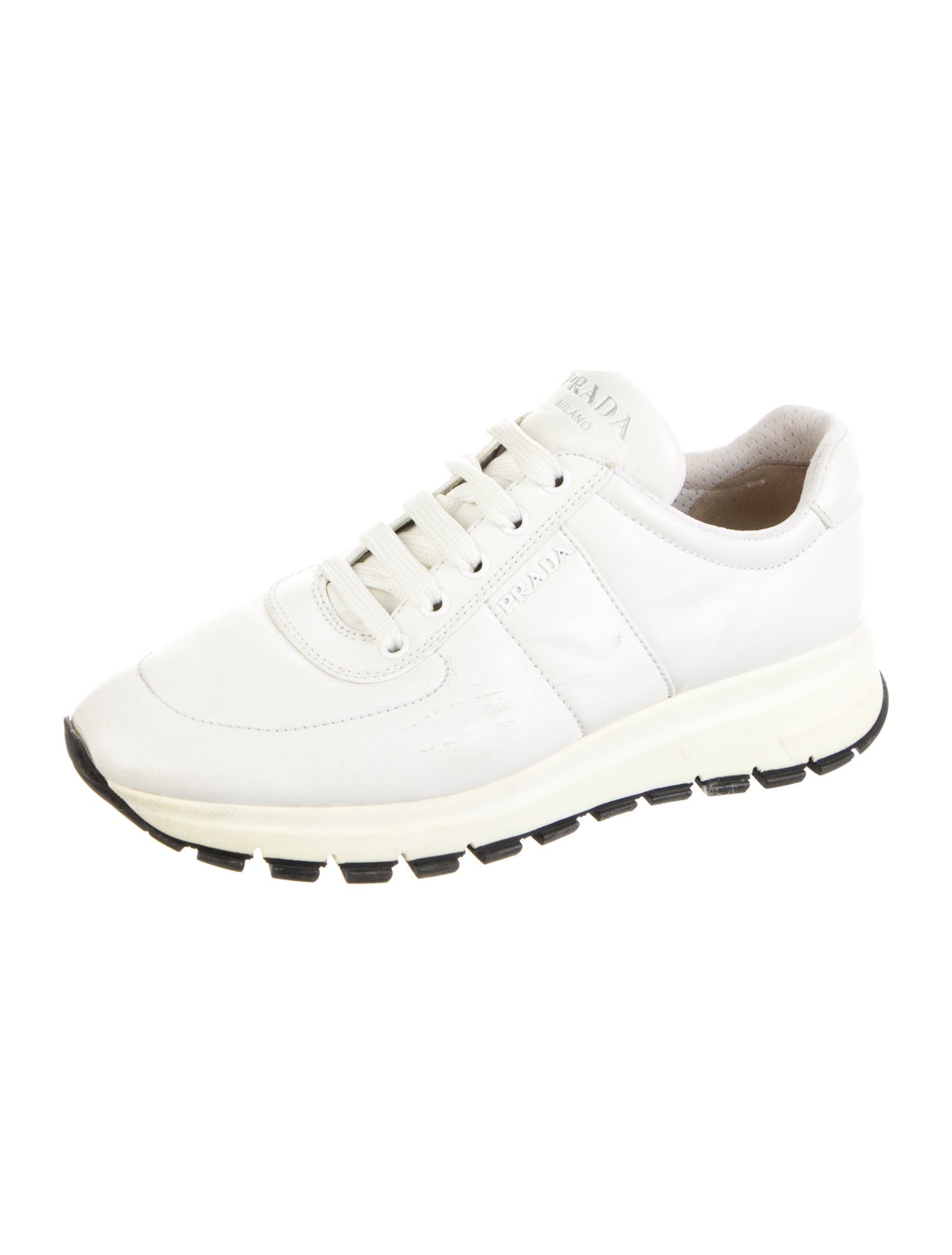 Prada Leather Sneakers