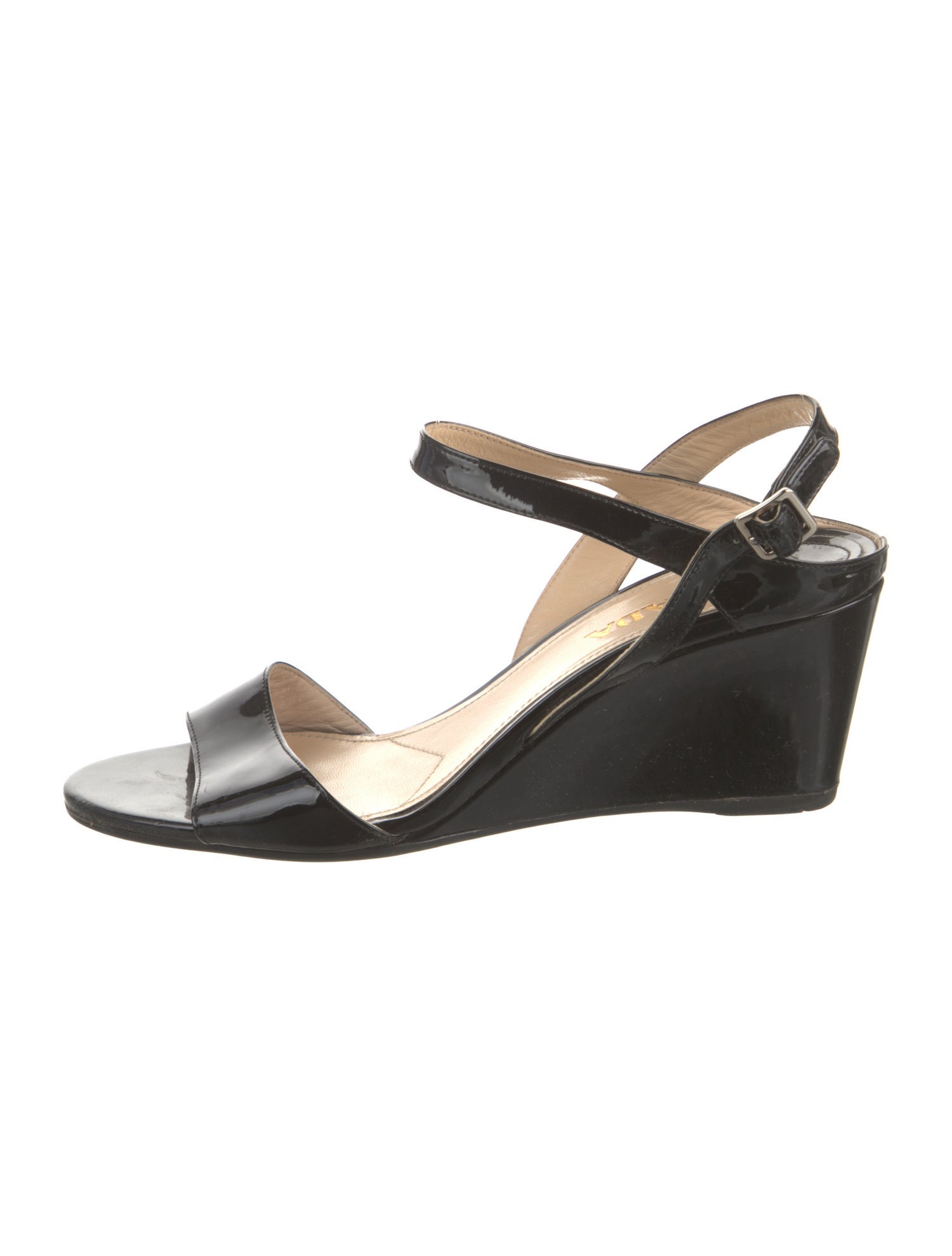 Prada Patent Leather Sandals