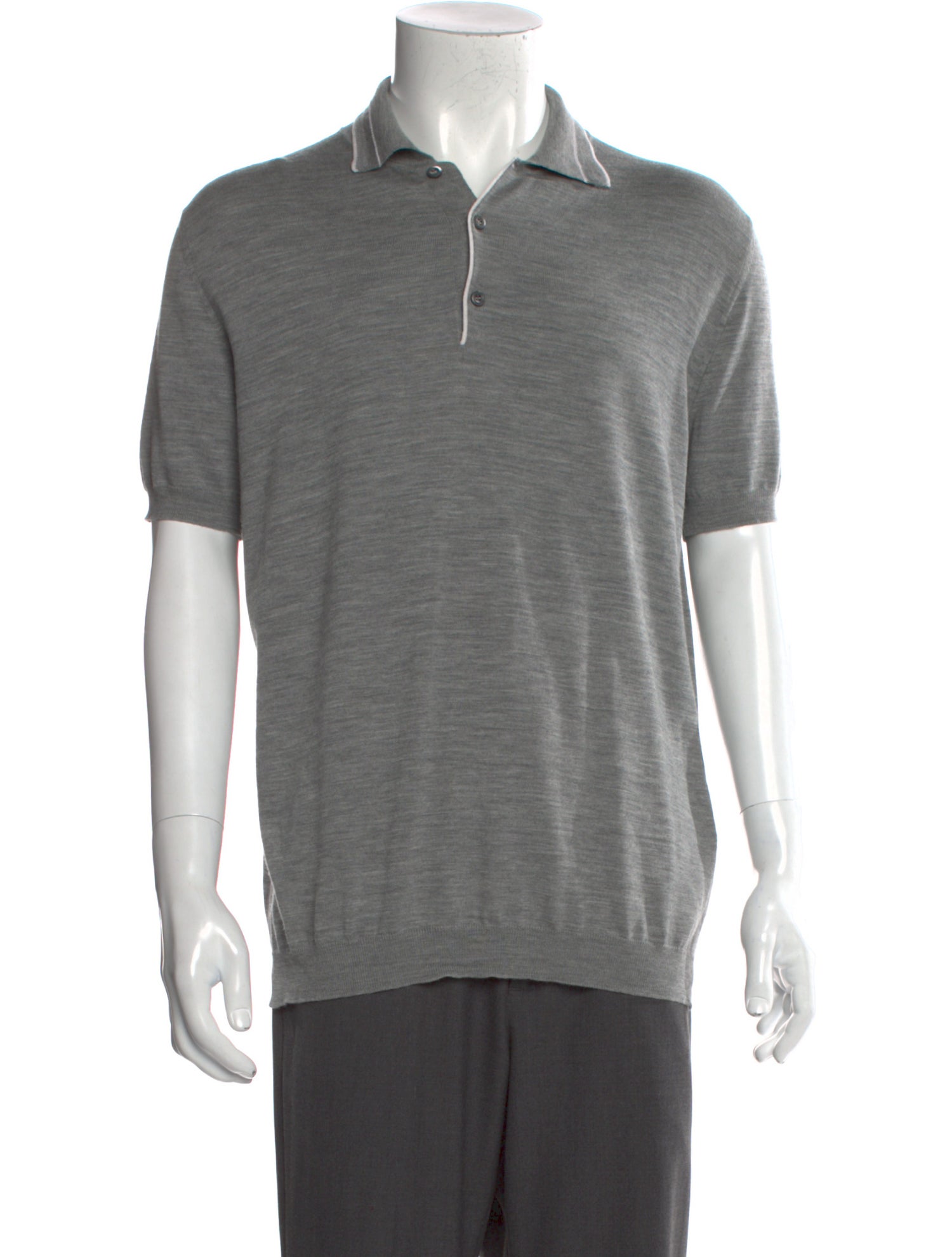 Prada 2017 Virgin Wool Polo Shirt