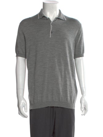 Prada 2017 Virgin Wool Polo Shirt