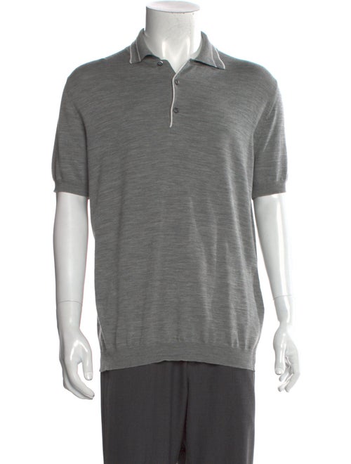 Prada 2017 Virgin Wool Polo Shirt