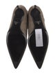 Prada Suede Leather Trim Embellishment Boots