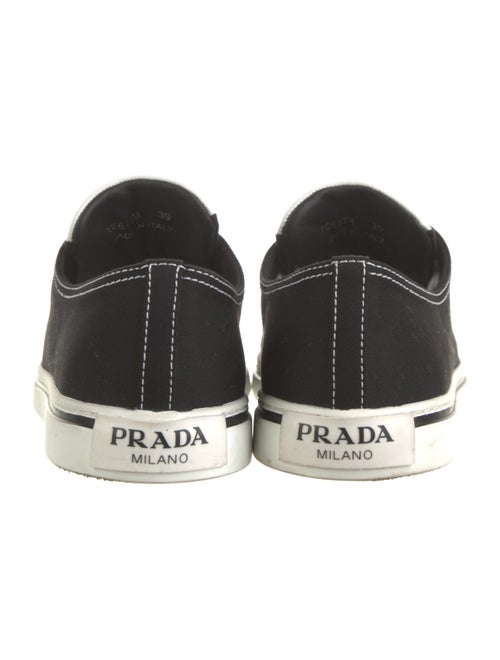 Prada Canvas Colorblock Pattern Sneakers