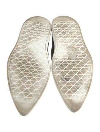 Prada Canvas Colorblock Pattern Sneakers