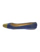 Prada Suede Colorblock Pattern Ballet Flats