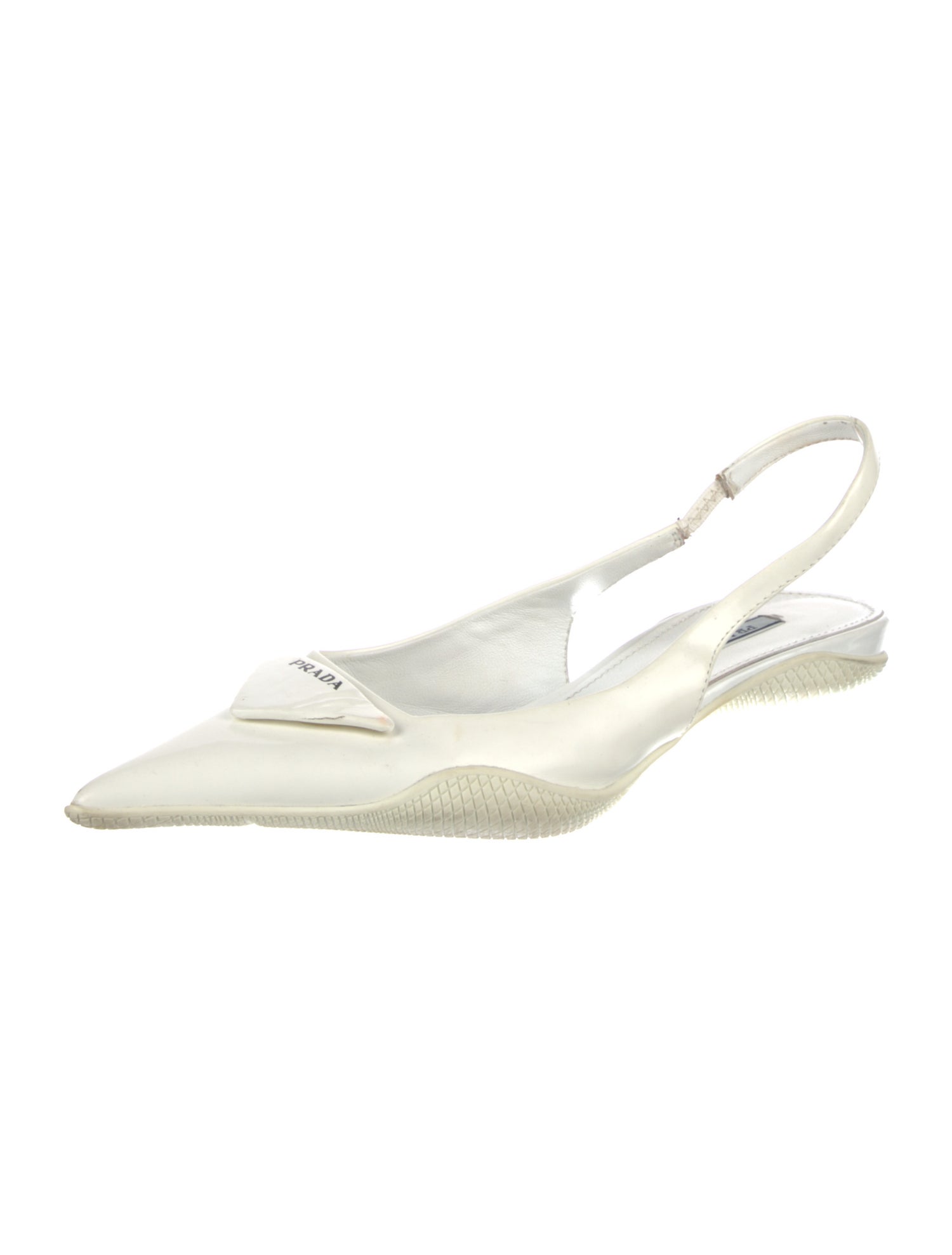 Prada Leather Slingback Pumps