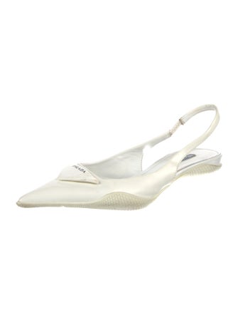 Prada Leather Slingback Pumps