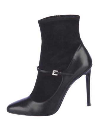 Prada Leather Sock Boots