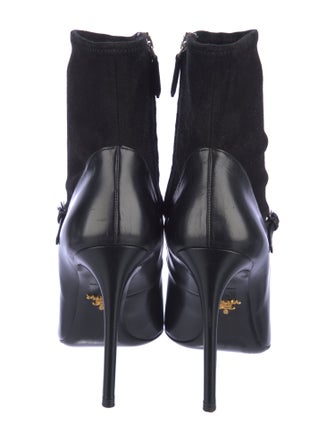 Prada Leather Sock Boots