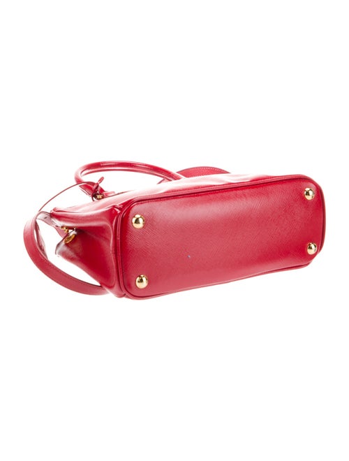 Prada Patent Leather Galleria Double Zip Mini