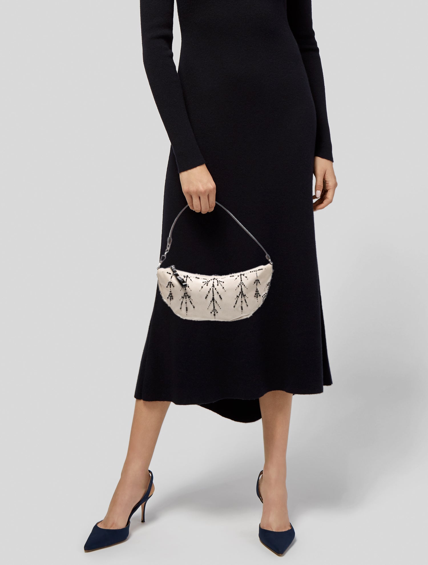 Prada Satin Shoulder Bag