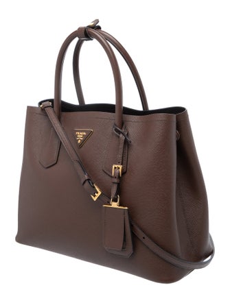Prada Signature Double Bag Medium