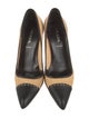 Prada Leather Printed Pumps