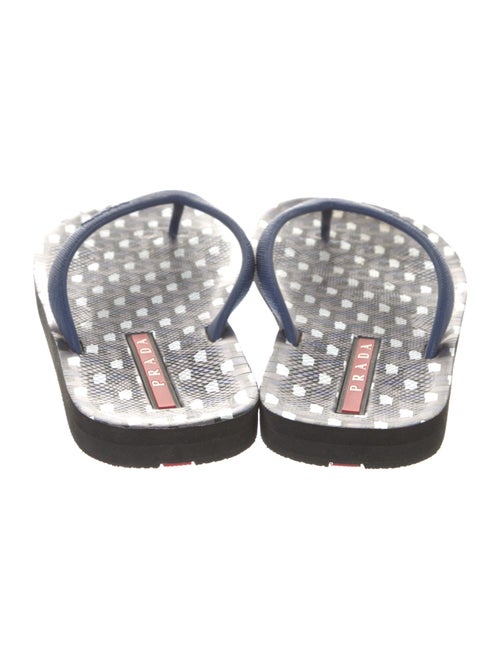 Prada Sport Rubber Flip Flops