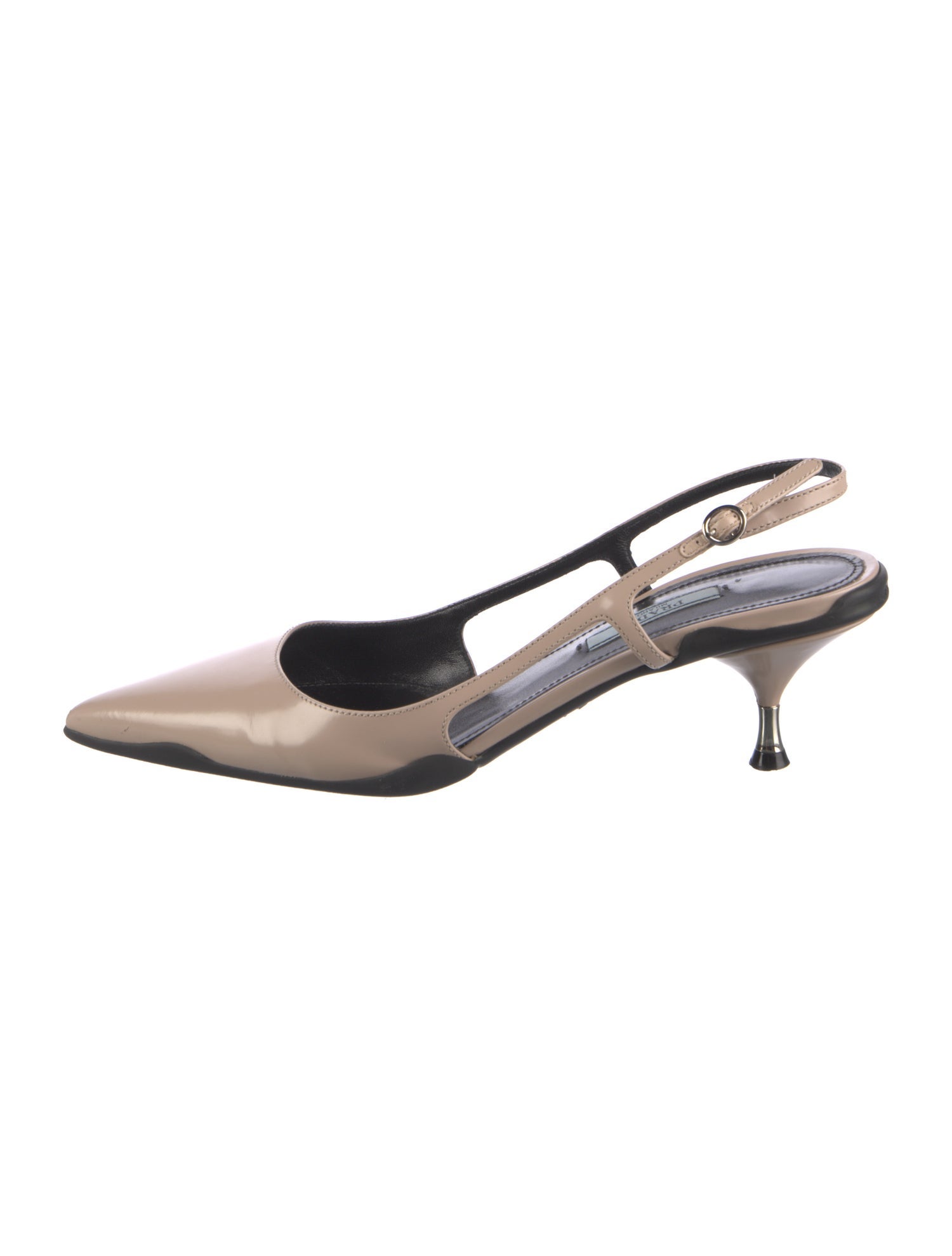 Prada Leather Slingback Pumps