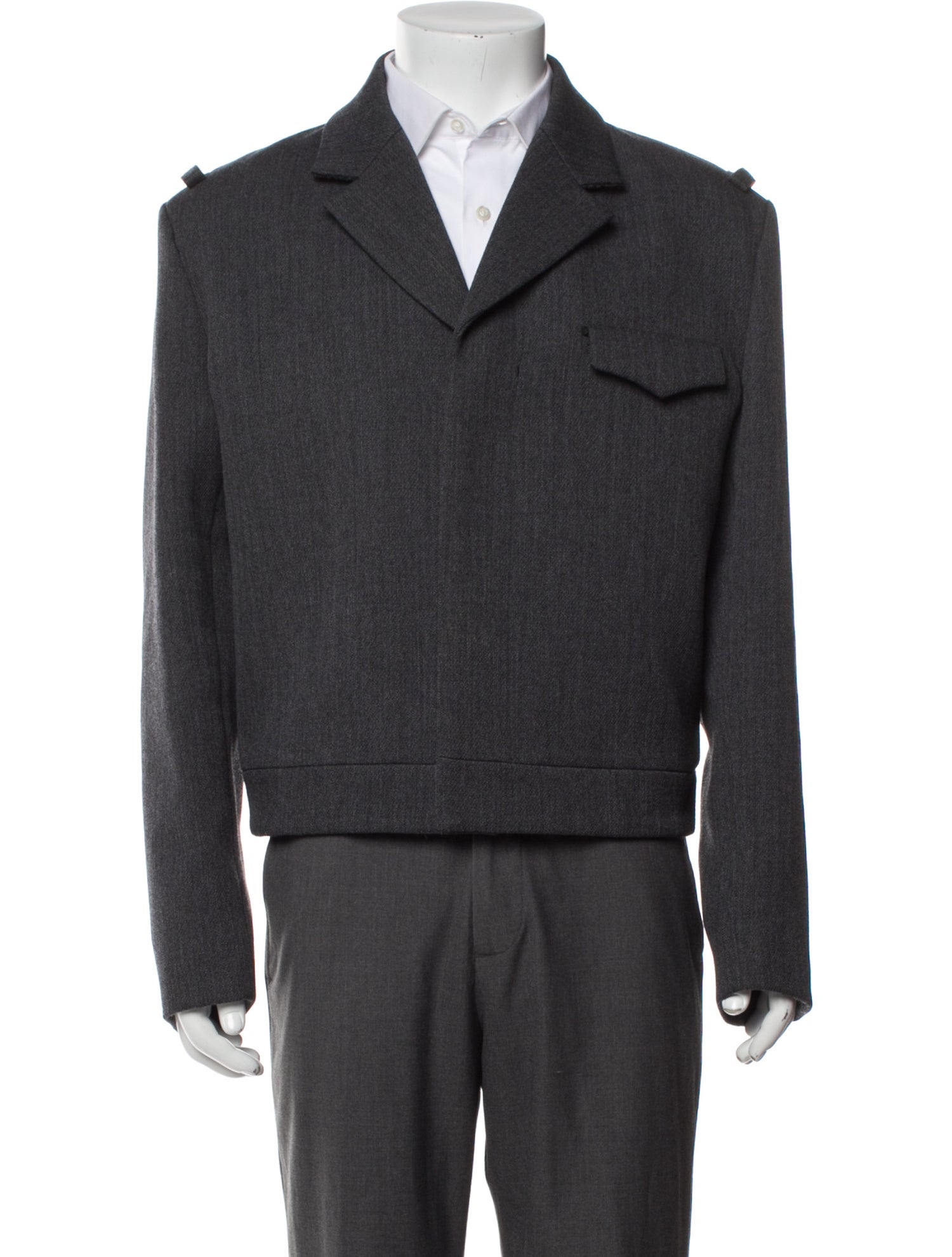 Prada 2023 Virgin Wool Peacoat
