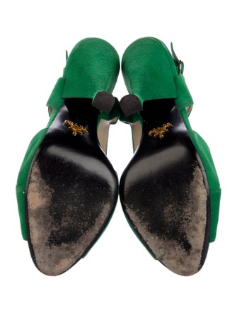 Prada Suede Slingback Pumps