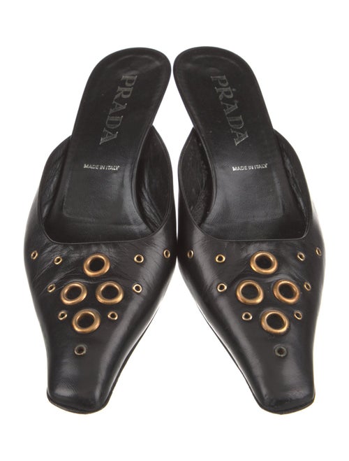 Prada Leather Mules