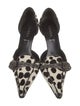 Prada Calf Hair Printed D'Orsay Pumps