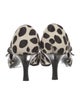 Prada Calf Hair Printed D'Orsay Pumps