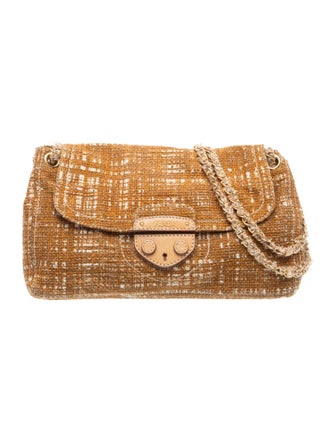 Prada Tweed Shoulder Bag
