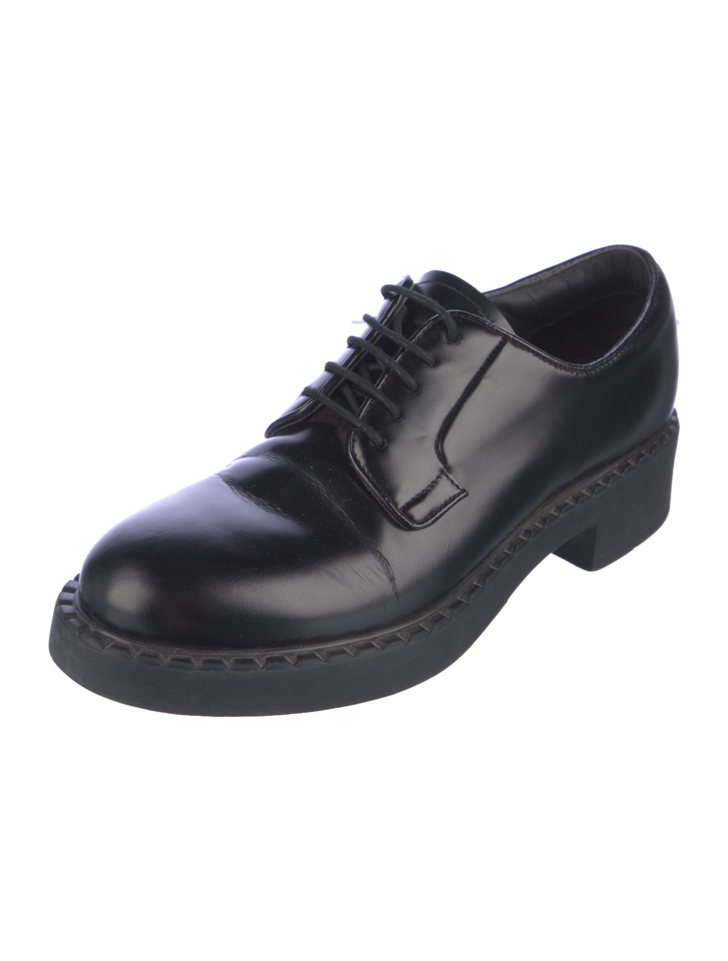 Prada Patent Leather Oxfords