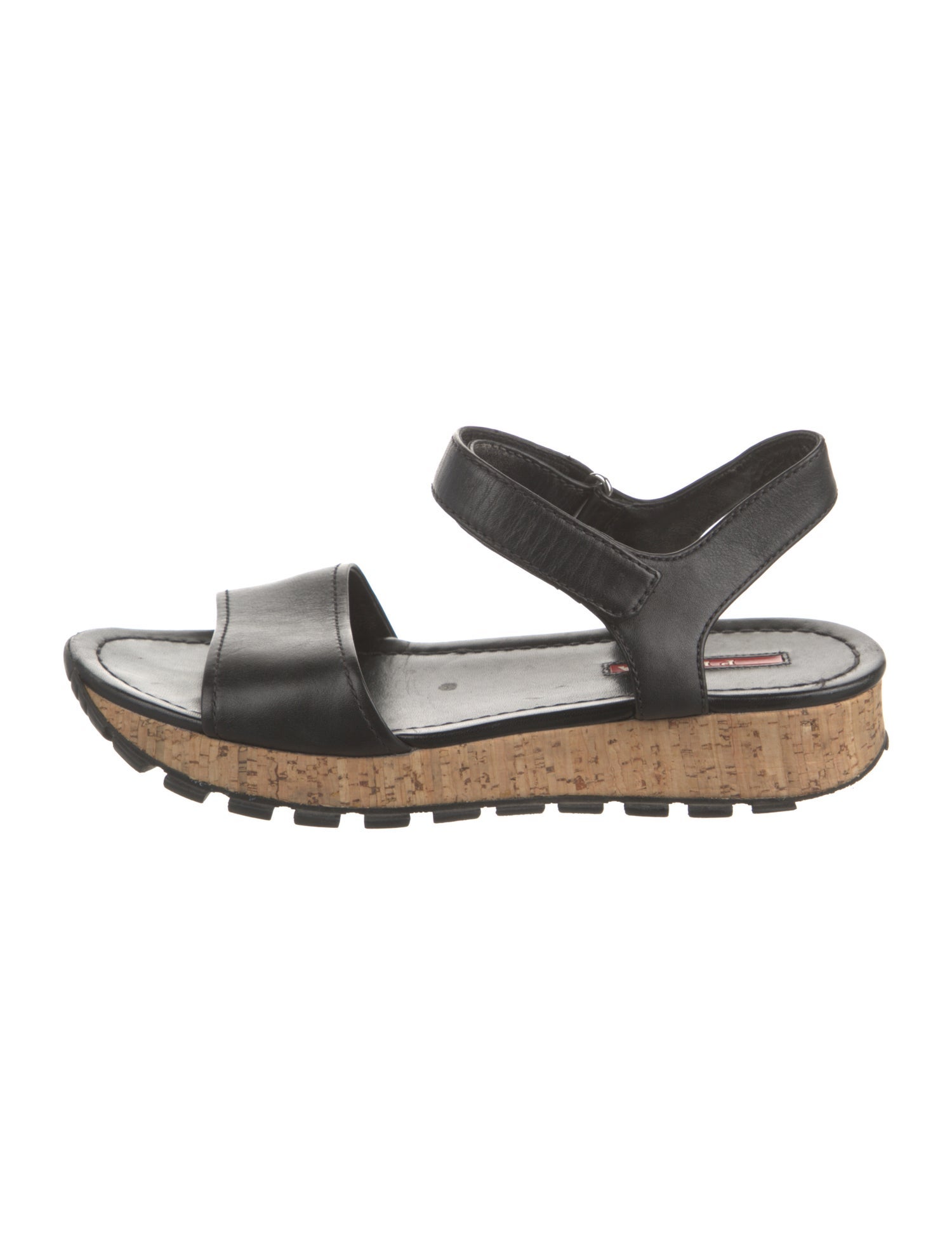 Prada Leather Slingback Sandals