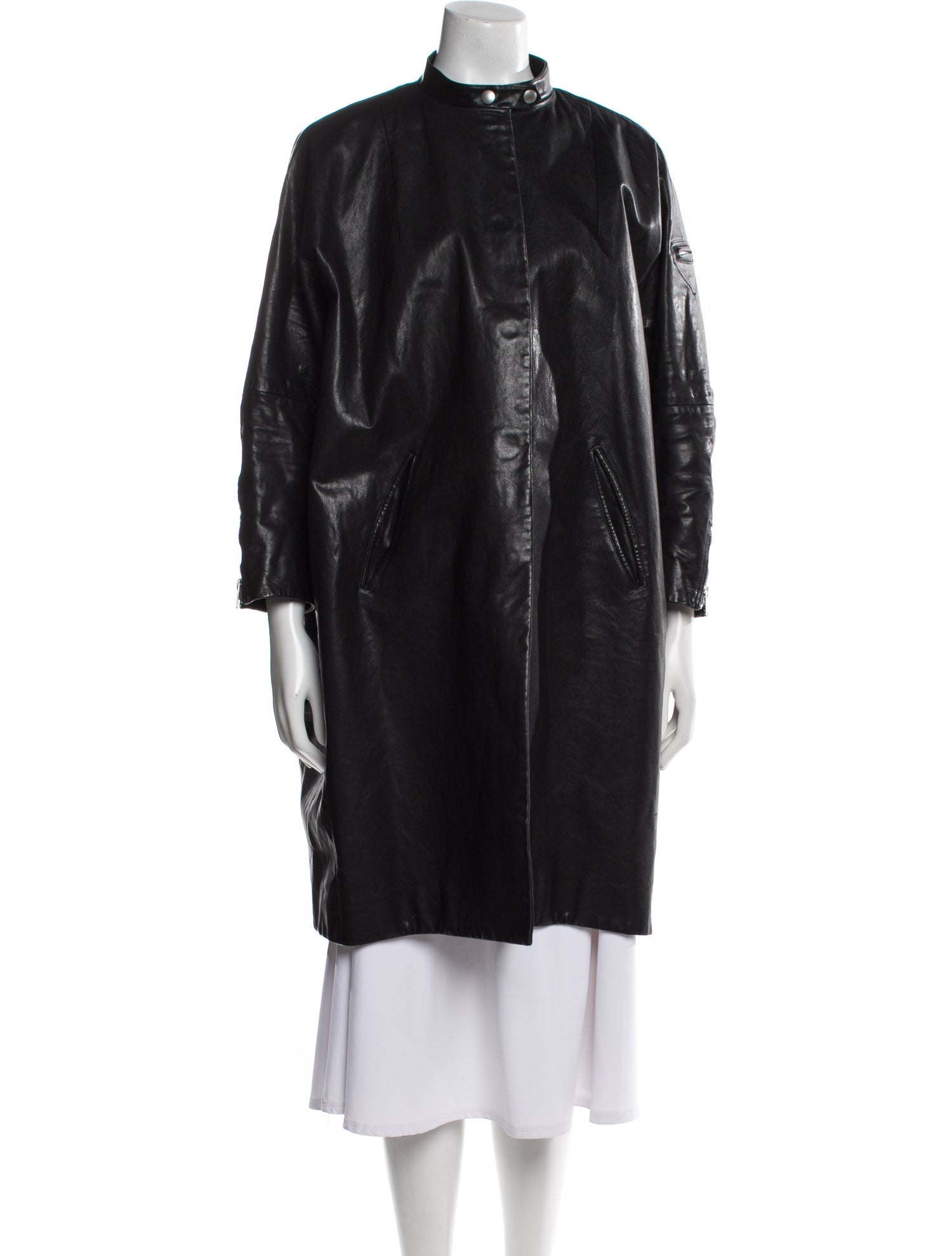 Prada 2023 Leather Coat