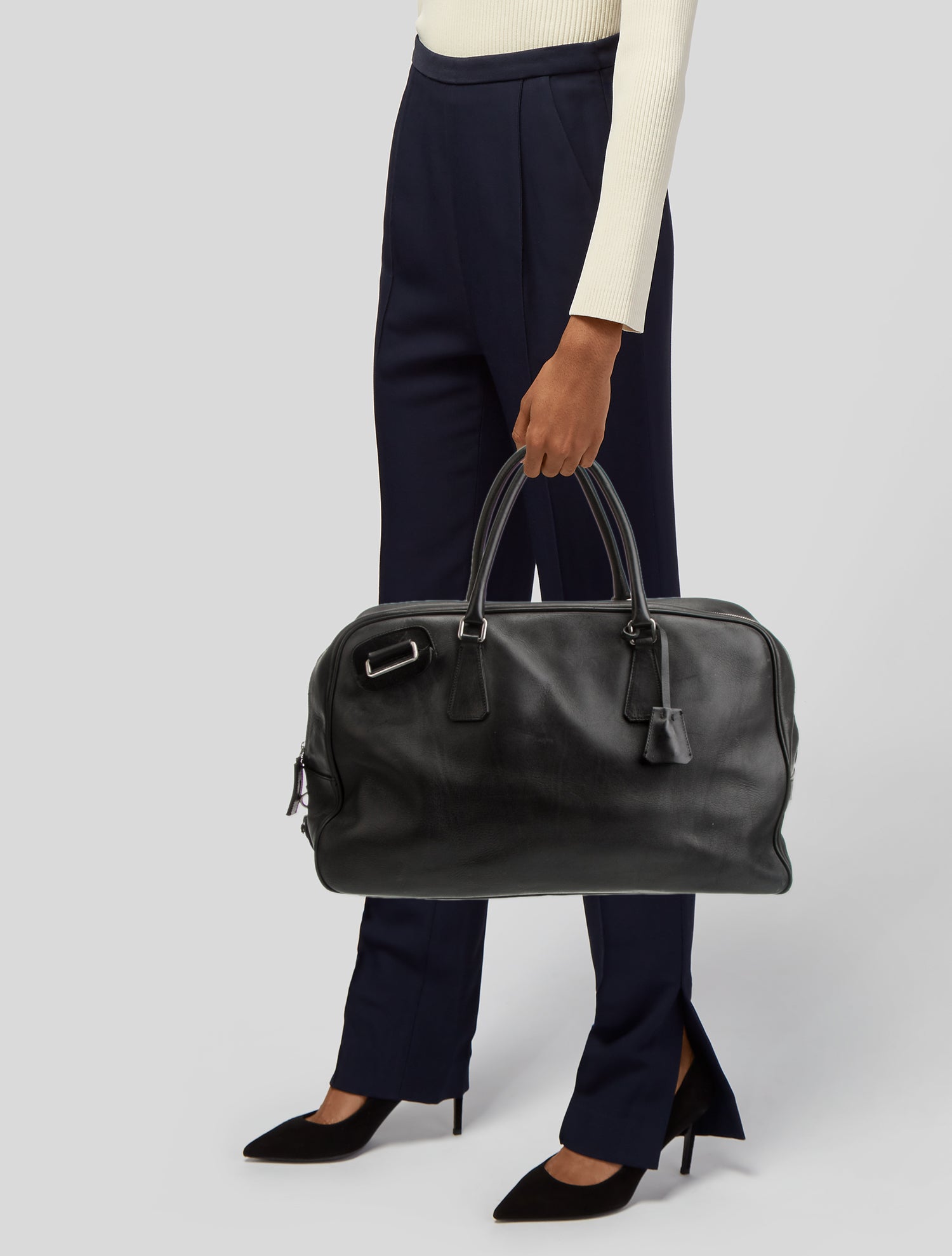 Prada Saffiano Lux Leather Briefcase