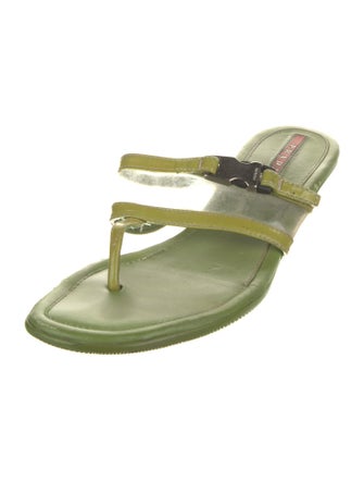 Prada Sport PVC Flip Flops