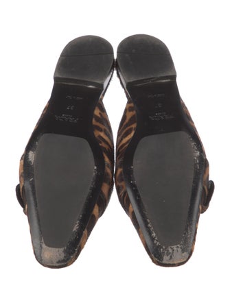Prada Ponyhair Animal Print Mules
