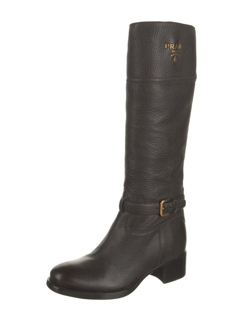 Prada Leather Riding Boots