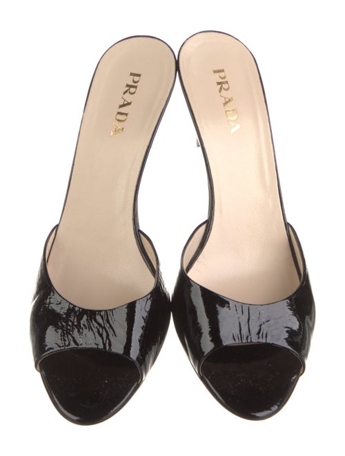 Prada Patent Leather Slides