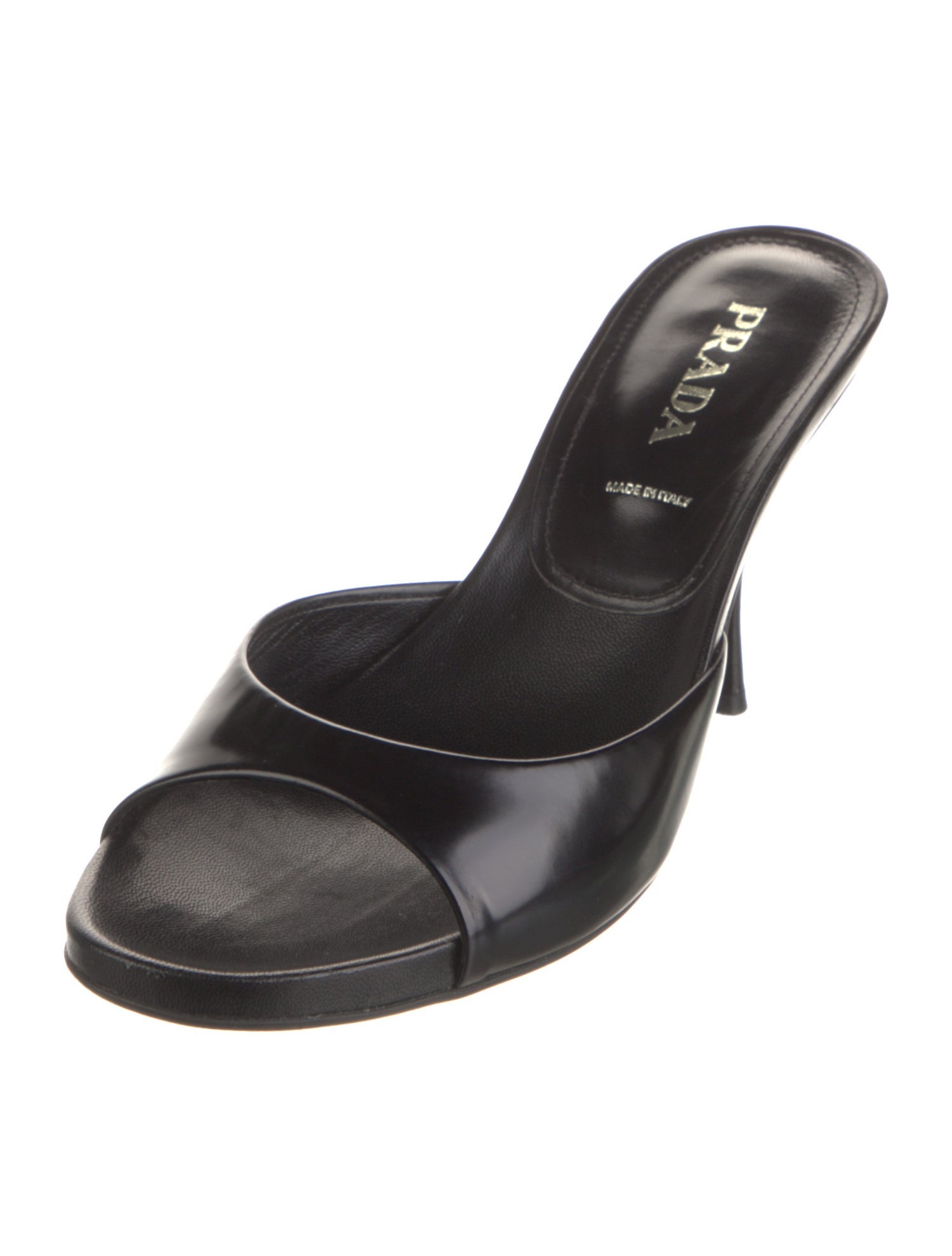 Prada Leather Slides
