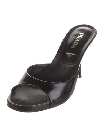 Prada Leather Slides