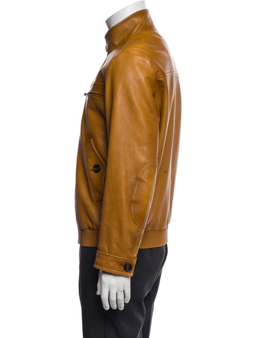 Prada 2017 Lamb Leather Moto Jacket