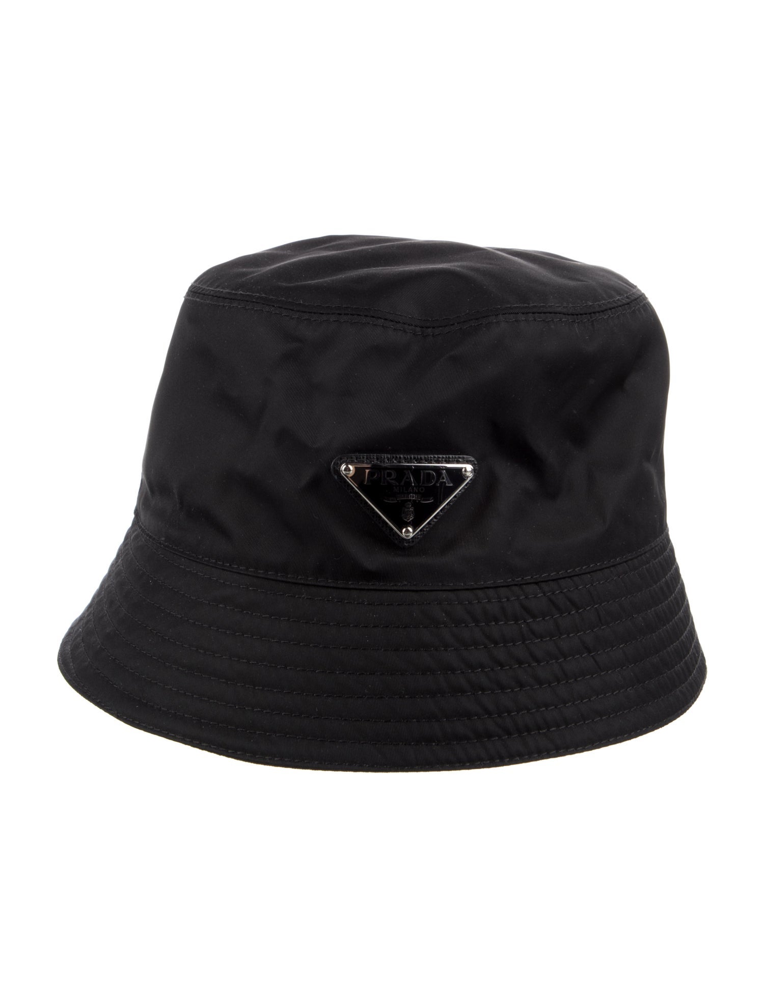 Prada Embellished Nylon Bucket Hat