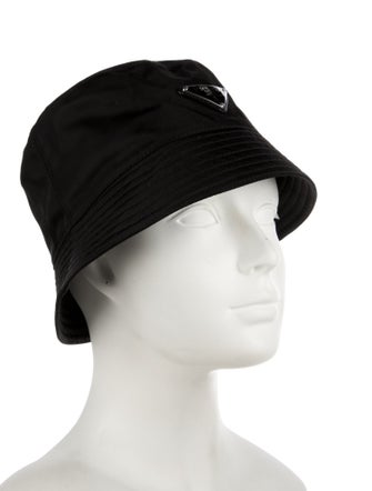 Prada Embellished Nylon Bucket Hat