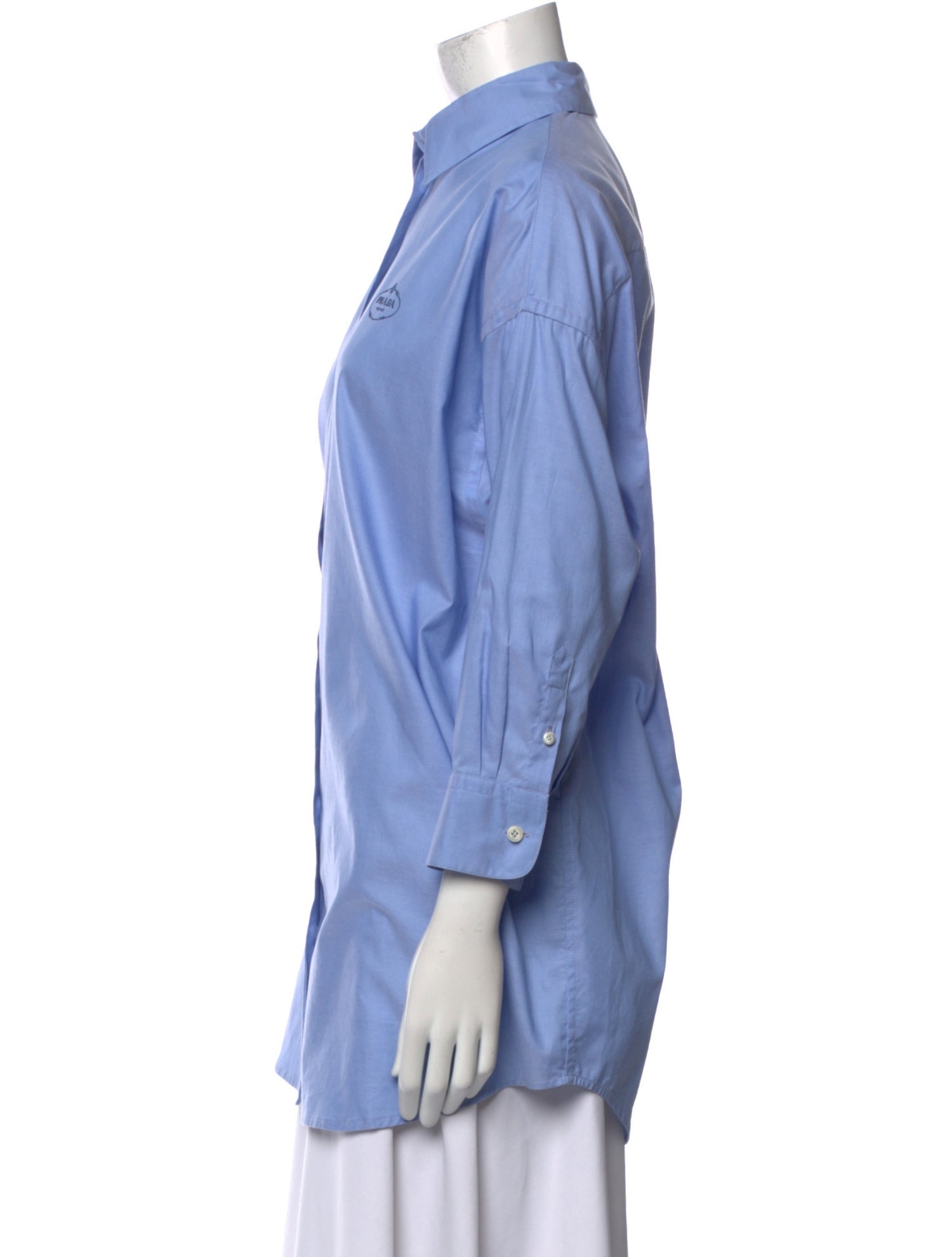 Prada 2023 Long Sleeve Button-Up Top