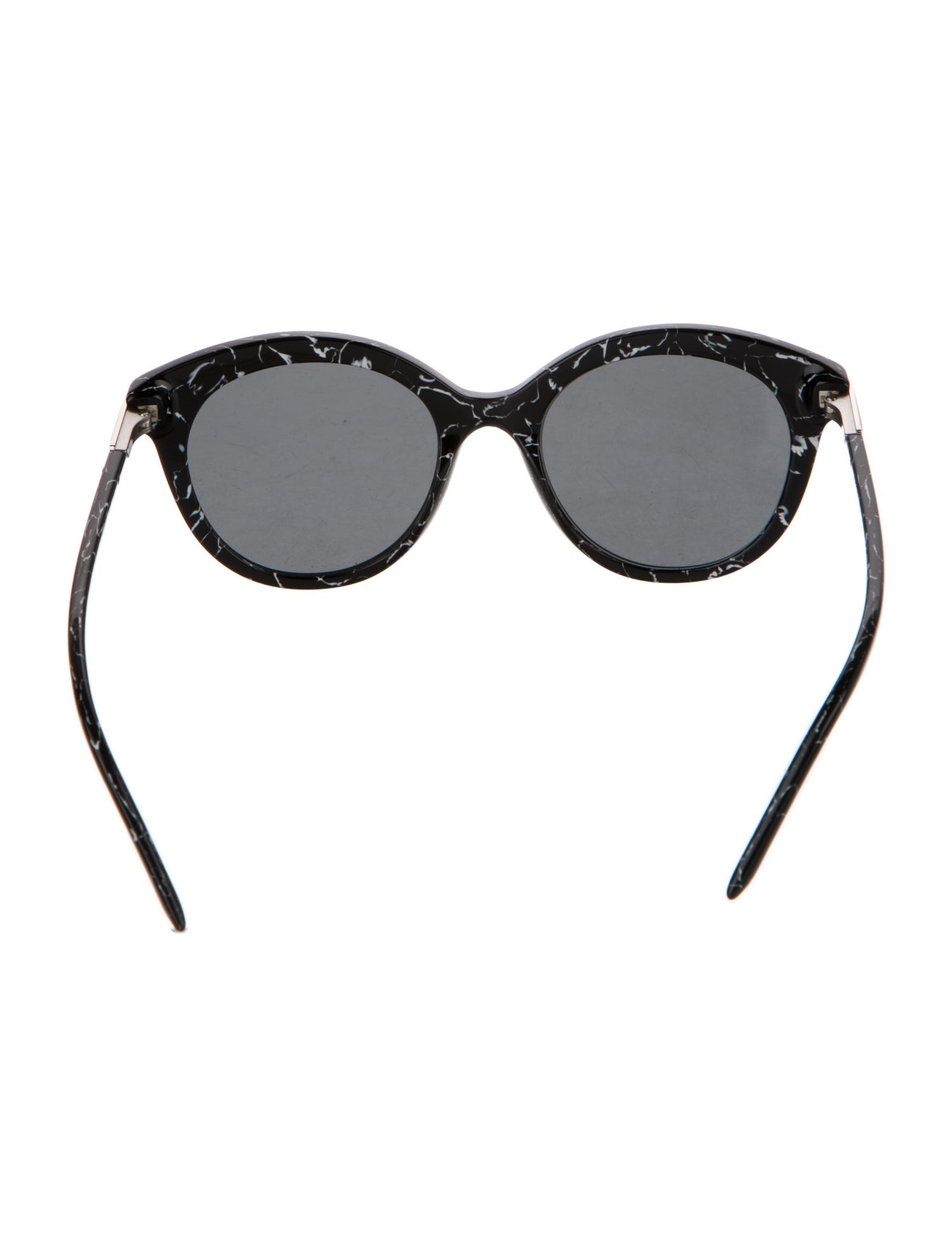 Prada Signature Logo Round Sunglasses