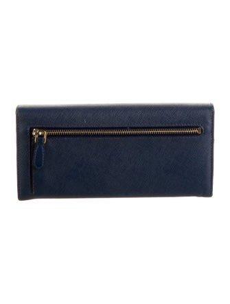Prada Saffiano Leather Continental Wallet