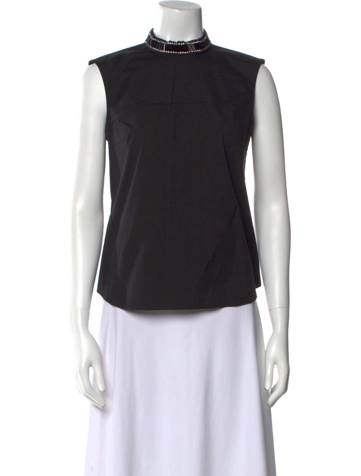 Prada 2015 Mock Neck Top